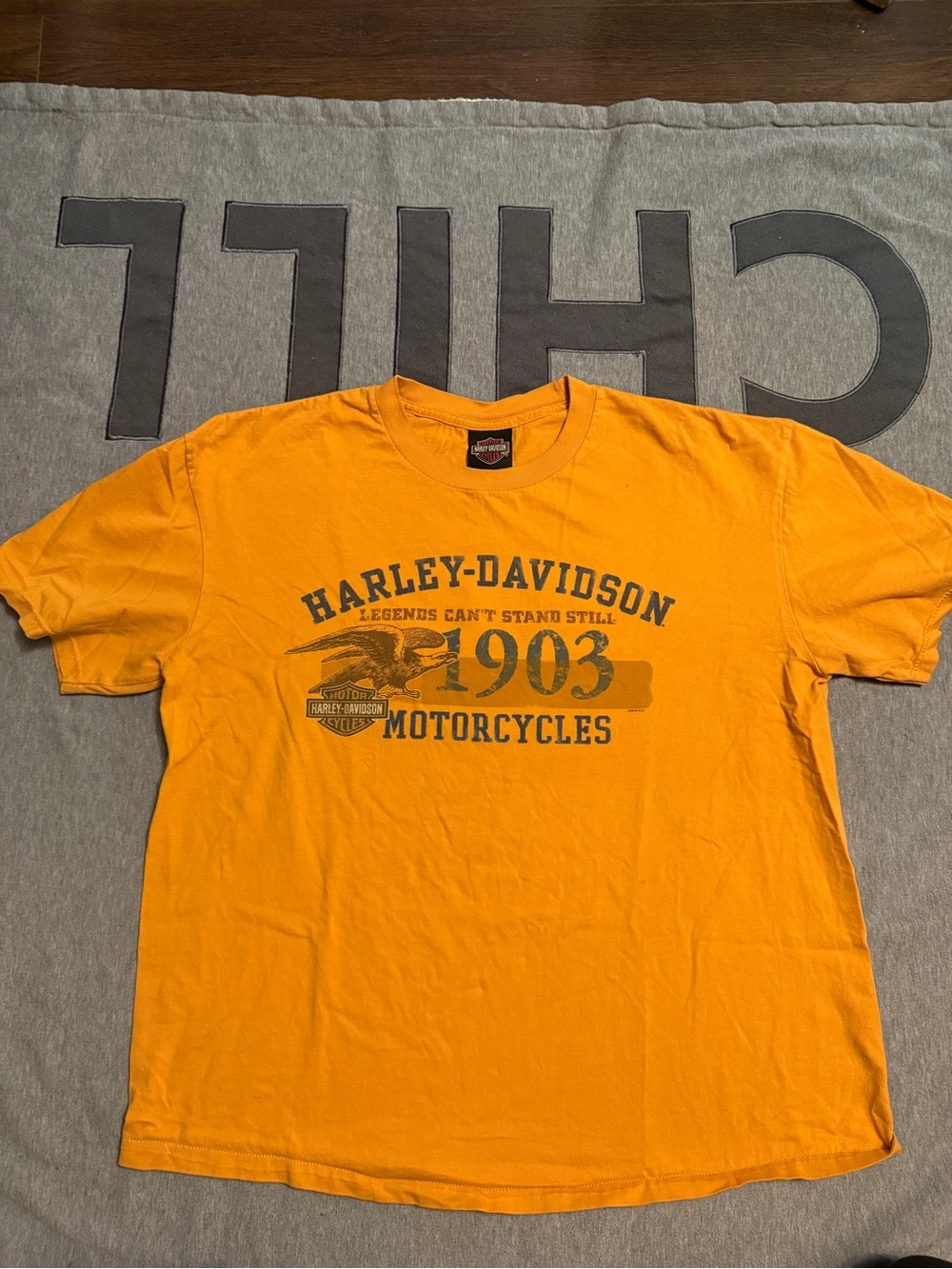 Harley-Davidson Orange 1903 Motorcycles Graphic Tee